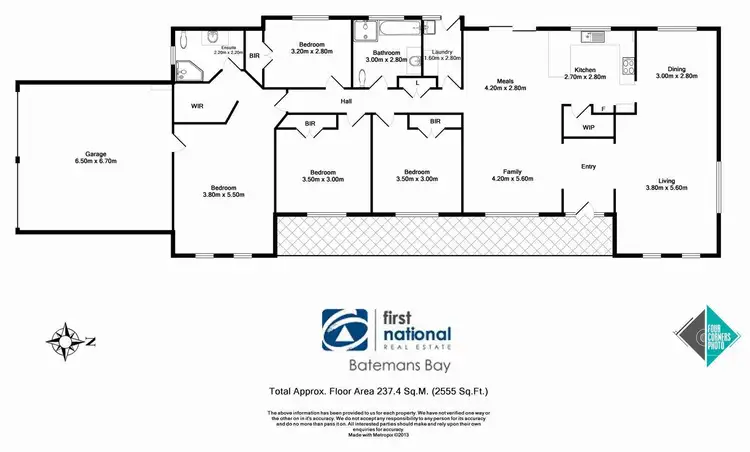 Floorplan of Homely house listing, 197 George Bass Drive, Surf Beach NSW 2536
