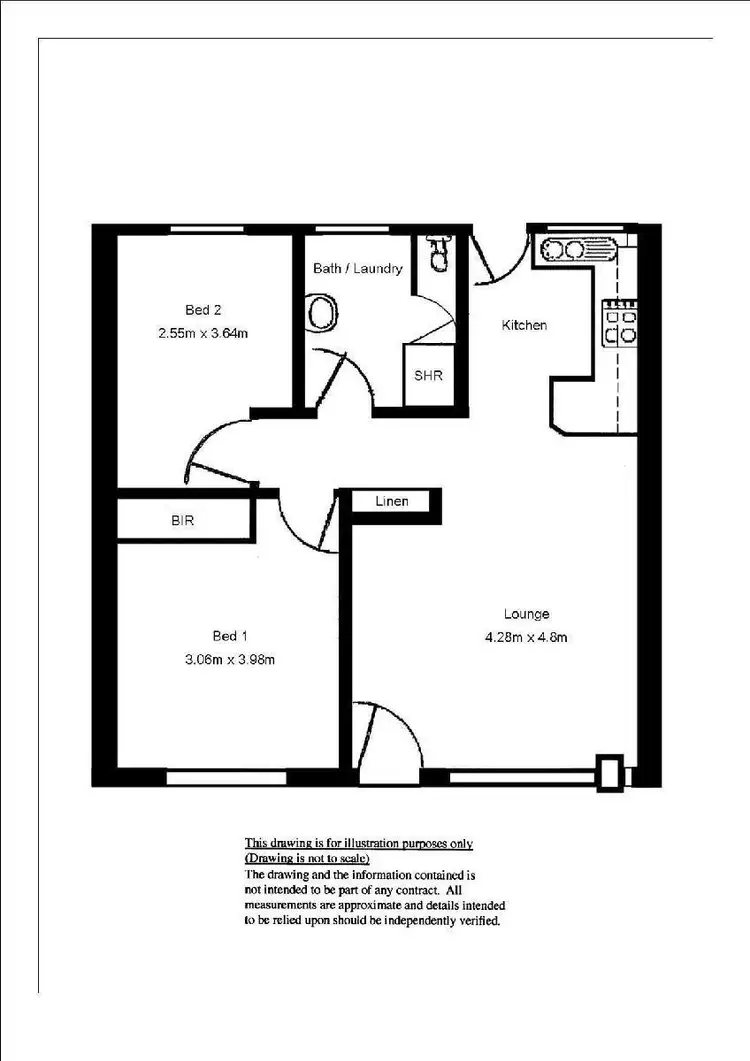 Floorplan of Homely unit listing, 2/2 Beverley Street, Clovelly Park SA 5042