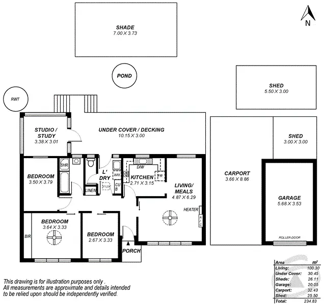 Floorplan of Homely house listing, 28 Britannia Road, Nairne SA 5252