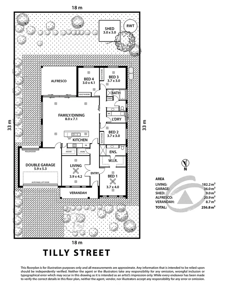 Floorplan of Homely house listing, 11 Tilly Street, Mount Barker SA 5251