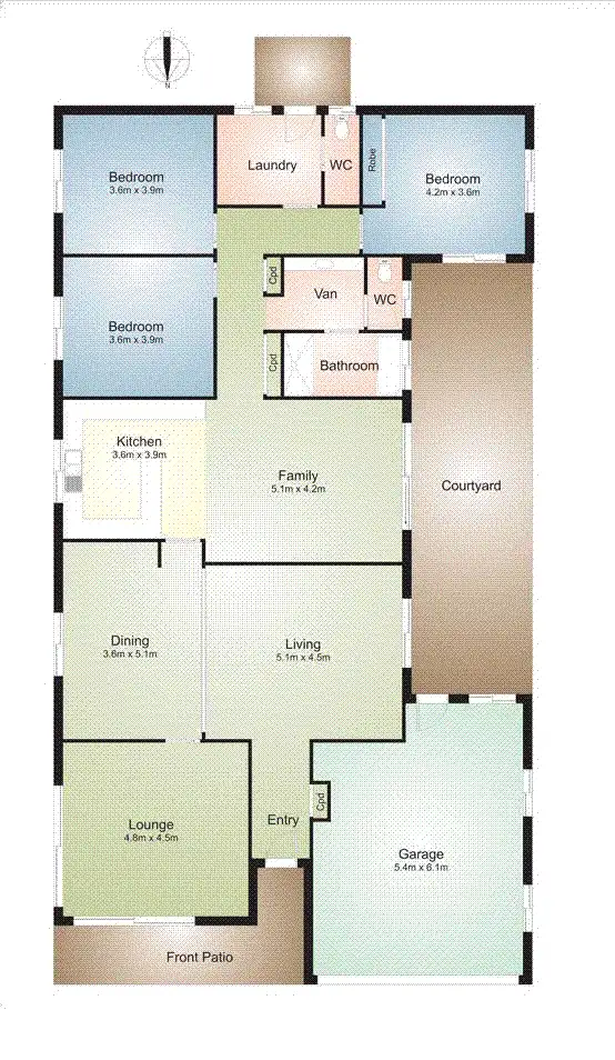 Floorplan of Homely house listing, Address available on request