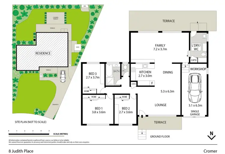 Floorplan of Homely house listing, 8 Judith Place, Cromer NSW 2099