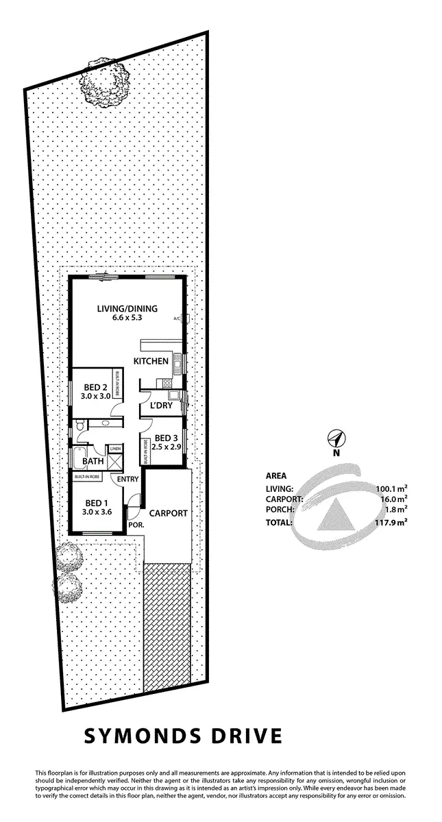 Floorplan of Homely house listing, 4a Symonds Drive, Mount Barker SA 5251