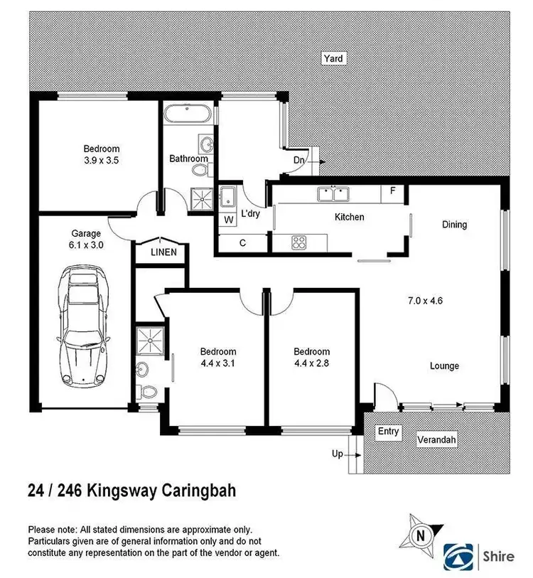 Floorplan of Homely villa listing, 24/246 Kingsway, Caringbah NSW 2229