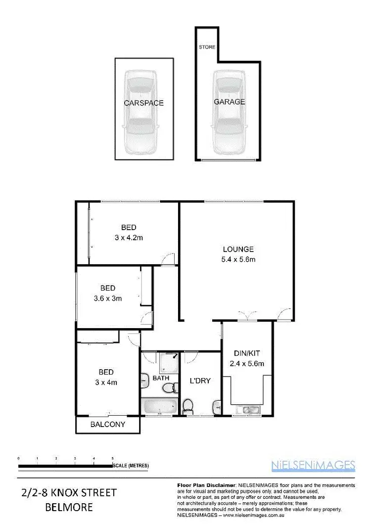 Floorplan of Homely apartment listing, 2/2-8 Knox Street, Belmore NSW 2192