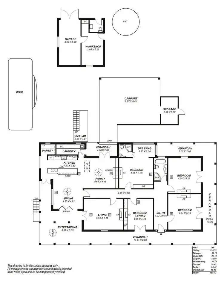 Floorplan of Homely house listing, 20 Sheoak Road, Belair SA 5052