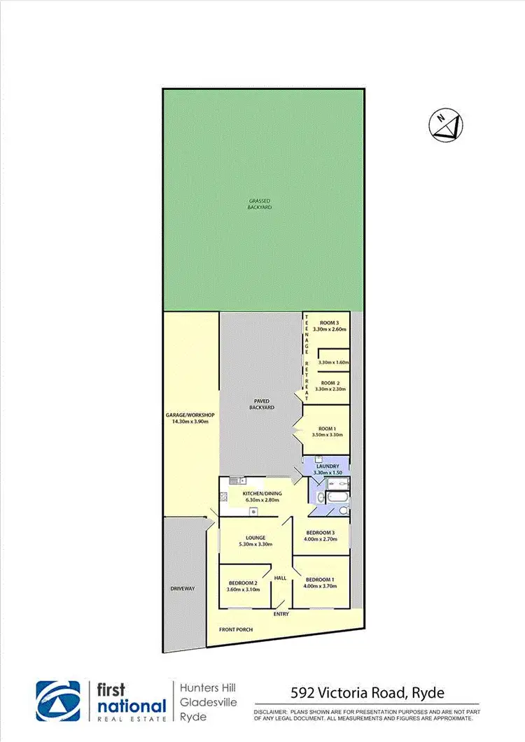 Floorplan of Homely house listing, 592 Victoria Road, Ryde NSW 2112