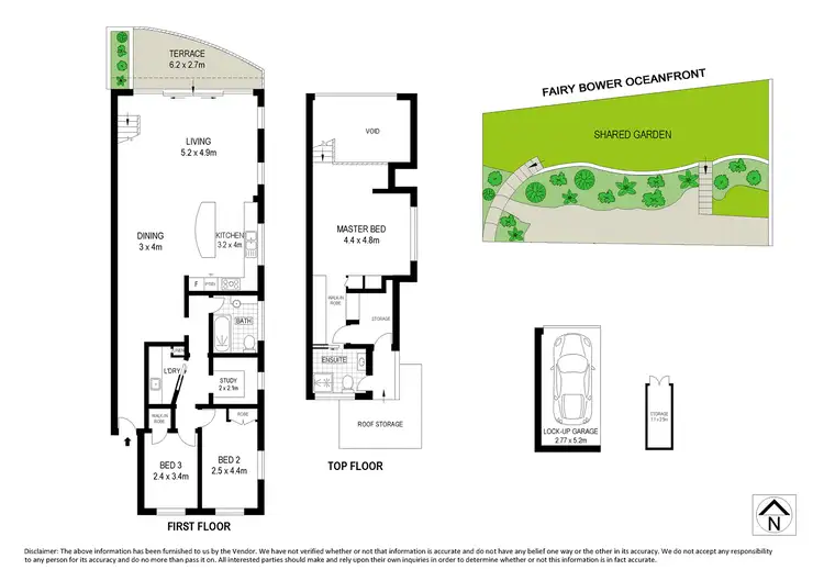 Floorplan of Homely apartment listing, 4/66 Bower Street, Manly NSW 2095