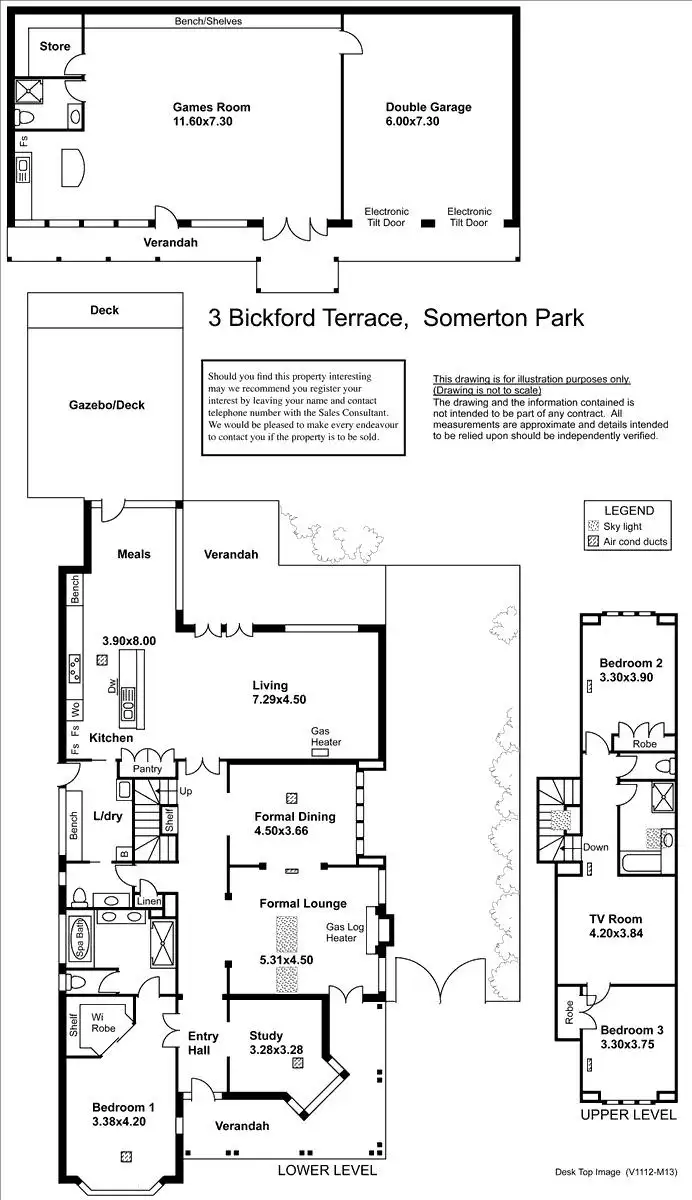 Floorplan of Homely house listing, 3 Bickford Terrace, Somerton Park SA 5044
