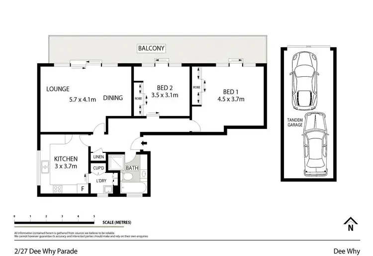 Floorplan of Homely unit listing, 2/27-29 Dee Why Parade, Dee Why NSW 2099