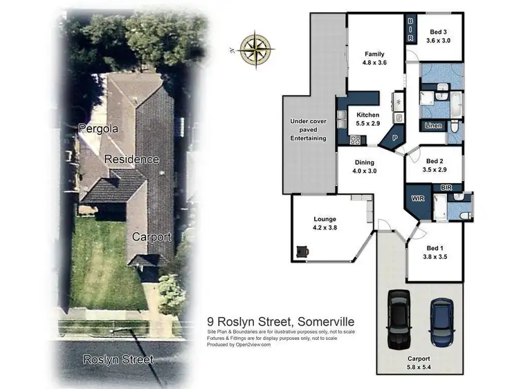 Floorplan of Homely house listing, 9 Roslyn Street, Somerville VIC 3912