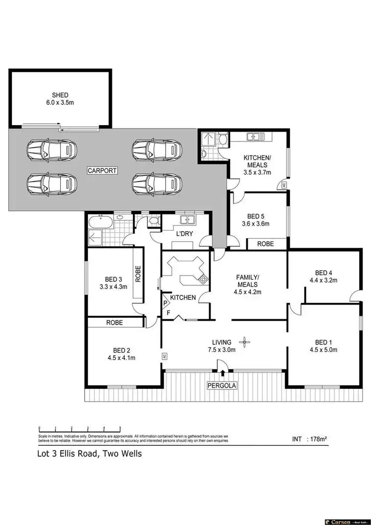 Floorplan of Homely house listing, 287 (Lot3) Ellis Road, Two Wells SA 5501