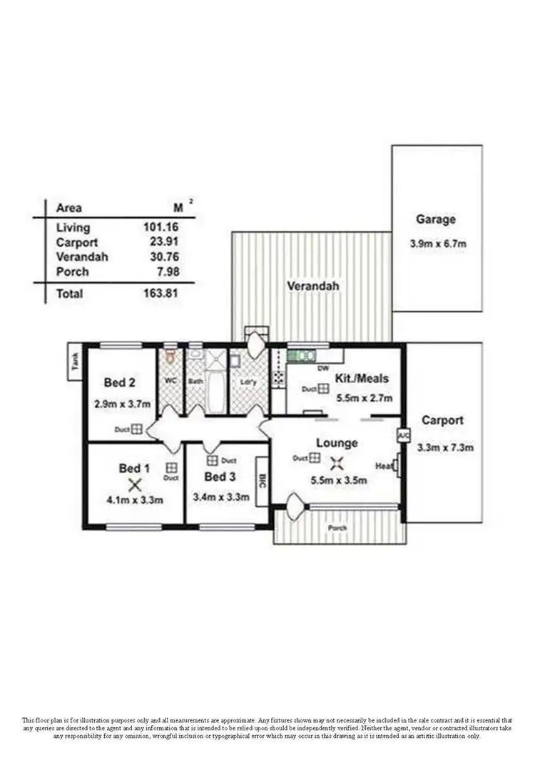 Floorplan of Homely house listing, 10 Windsor Avenue, Para Hills SA 5096