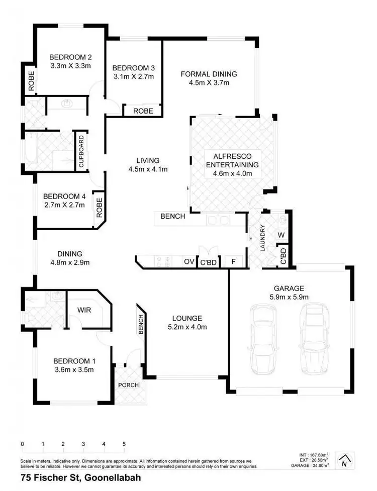 Floorplan of Homely house listing, 75 Fischer Street, Goonellabah NSW 2480