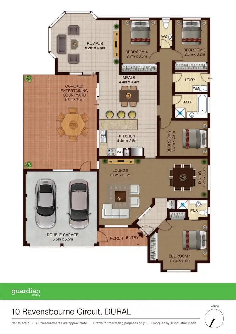 Floorplan of Homely house listing, 10 Ravensbourne Circuit, Dural NSW 2158