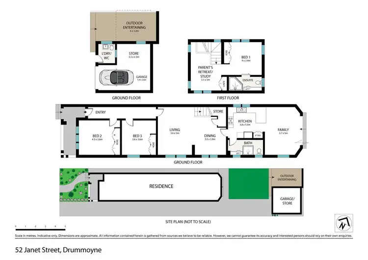 Floorplan of Homely house listing, 52 Janet Street, Drummoyne NSW 2047