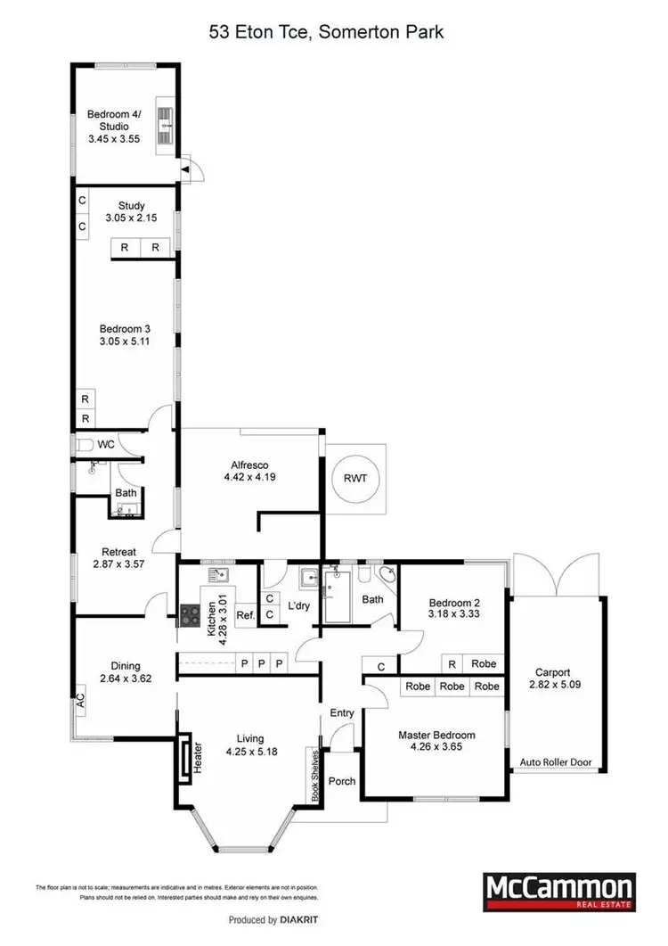 Floorplan of Homely house listing, 53 Eton Road, Somerton Park SA 5044