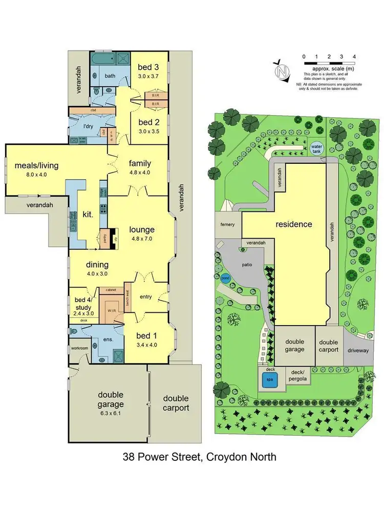 Floorplan of Homely house listing, 38 Power Street, Croydon North VIC 3136