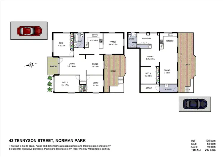 Floorplan of Homely house listing, 43 Tennyson Street, Norman Park QLD 4170