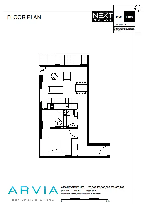 Floorplan of Homely apartment listing, 303/67 Watt Street, Newcastle NSW 2300