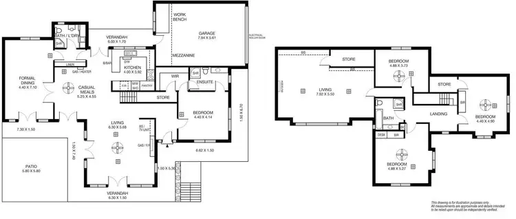 Floorplan of Homely house listing, 8 Lock Avenue, Erindale SA 5066