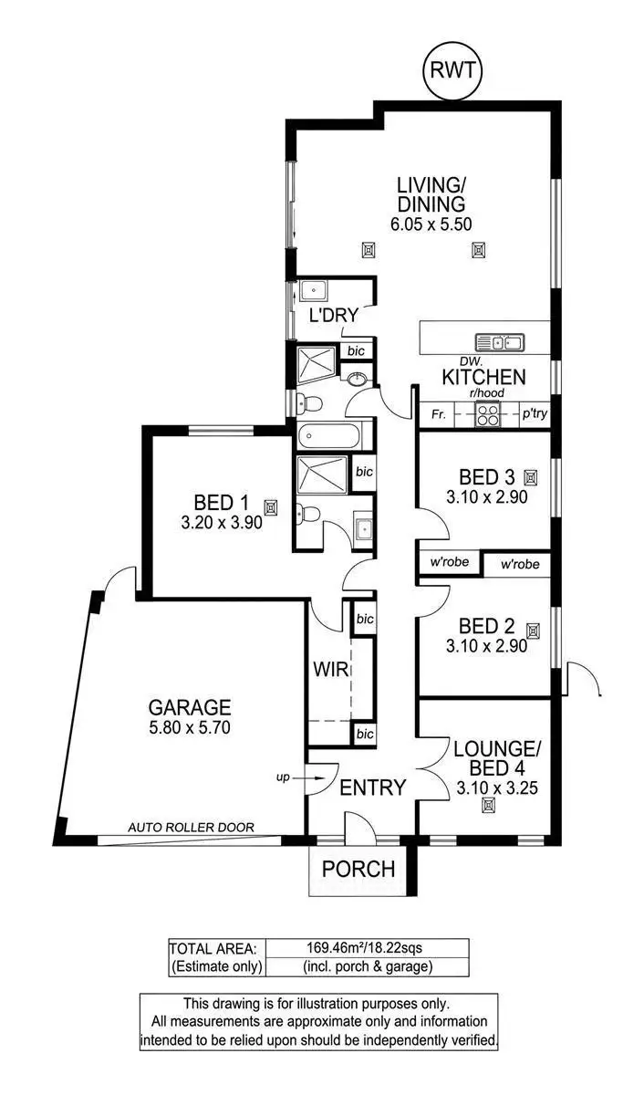 Floorplan of Homely house listing, 3 Henty Street, Seacombe Gardens SA 5047
