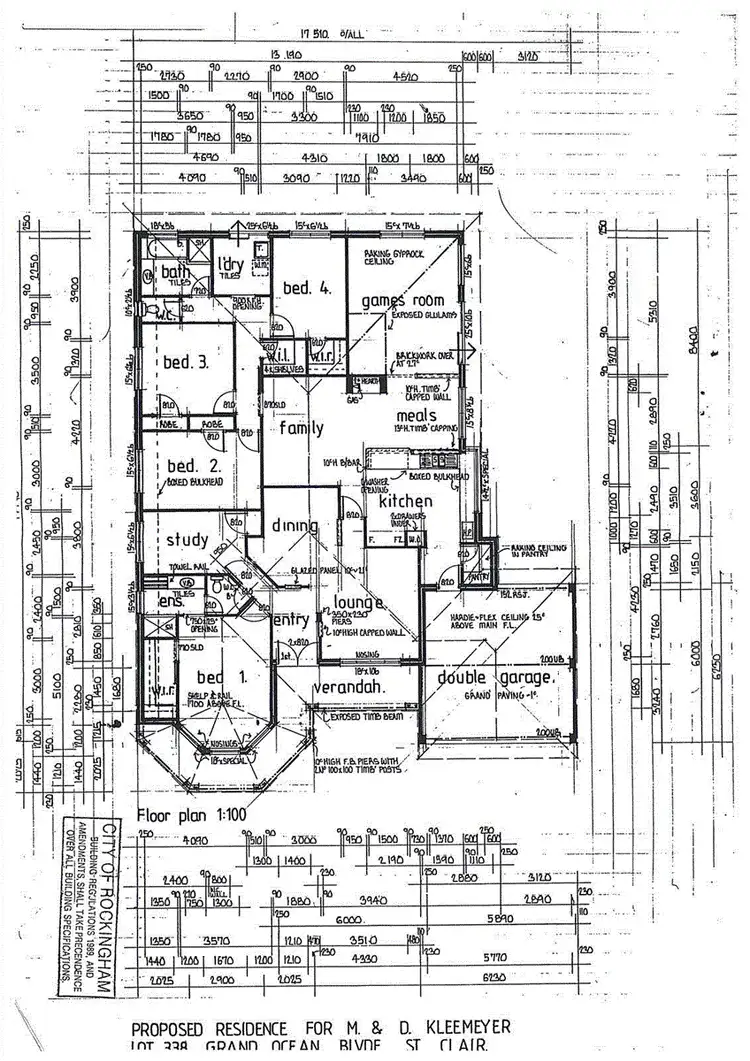 Floorplan of Homely house listing, 96 Grand Ocean Boulevard, Port Kennedy WA 6172