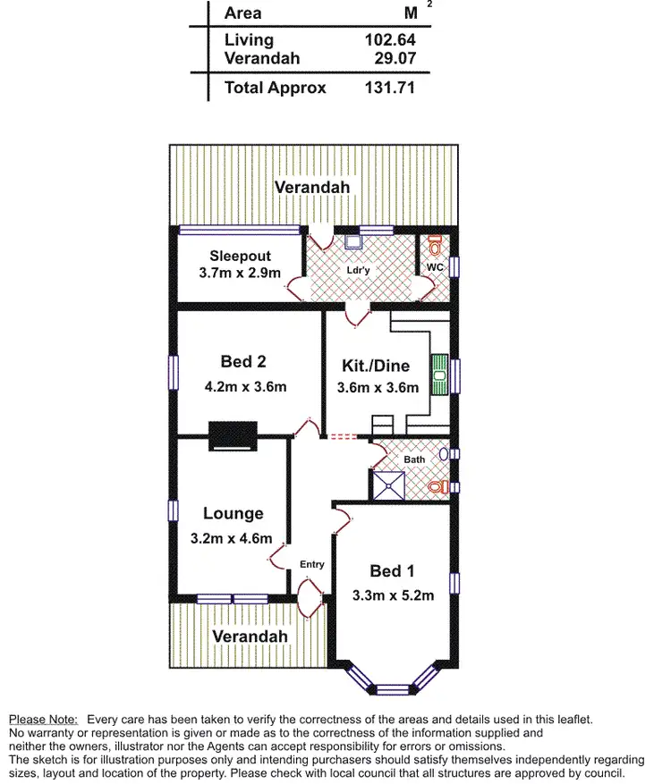 Floorplan of Homely house listing, 1072 Old Port Road, Albert Park SA 5014