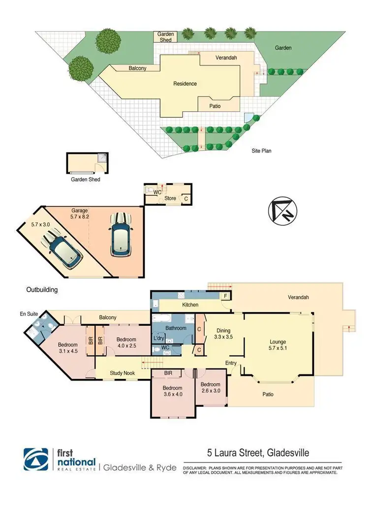 Floorplan of Homely house listing, 5 Laura Street, Gladesville NSW 2111