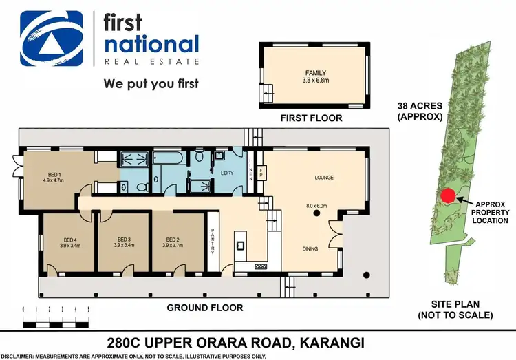 Floorplan of Homely rural property listing, 280C Upper Orara Road, Karangi NSW 2450