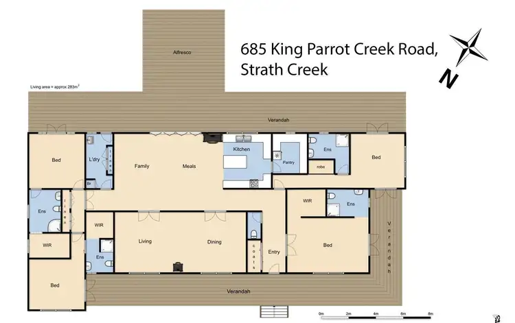 Floorplan of Homely rural property listing, 685 King Parrot Creek Road, Strath Creek VIC 3658