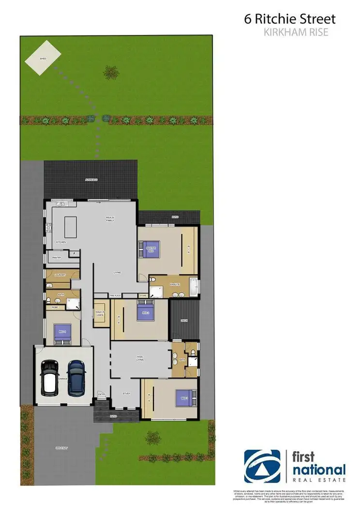 Floorplan of Homely house listing, 6 Ritchie Street, Kirkham NSW 2570