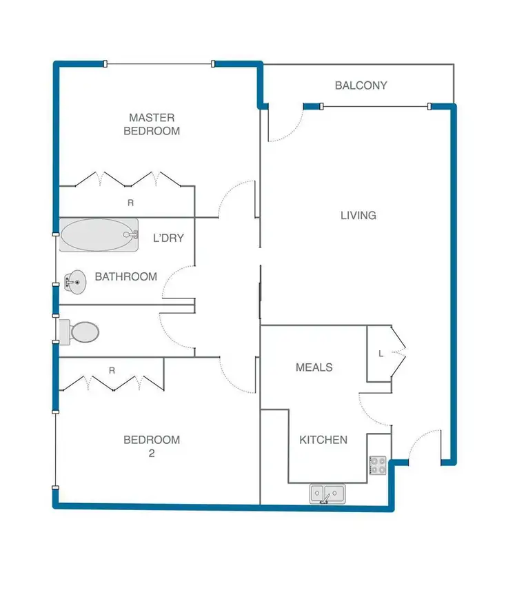 Floorplan of Homely apartment listing, 3/5 Greville Street, Huntingdale VIC 3166