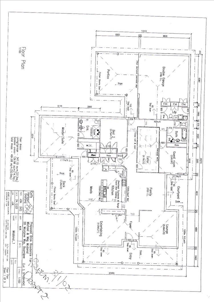 Floorplan of Homely house listing, 55 McAlpine Way, Boambee NSW 2450