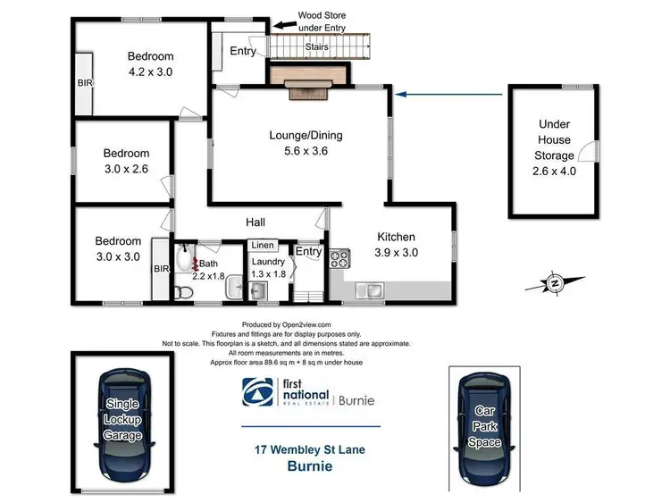 Floorplan of Homely house listing, 17 Wembley Street Lane, Brooklyn TAS 7320