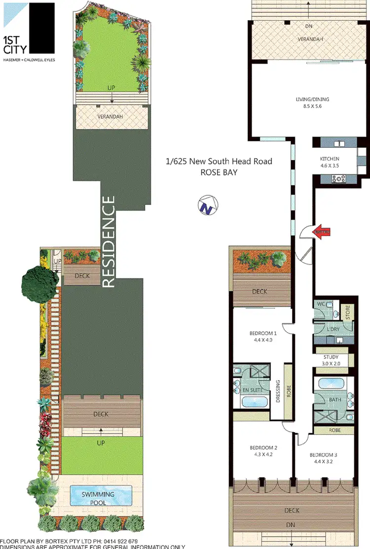 Floorplan of Homely apartment listing, 1/625 New South Head Road, Rose Bay NSW 2029