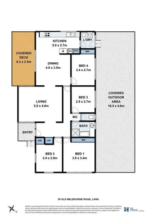 Floorplan of Homely house listing, 35 Old Melbourne Road, Lara VIC 3212