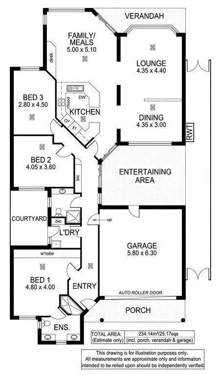 Floorplan of Homely house listing, 2 Waller Court, West Lakes SA 5021