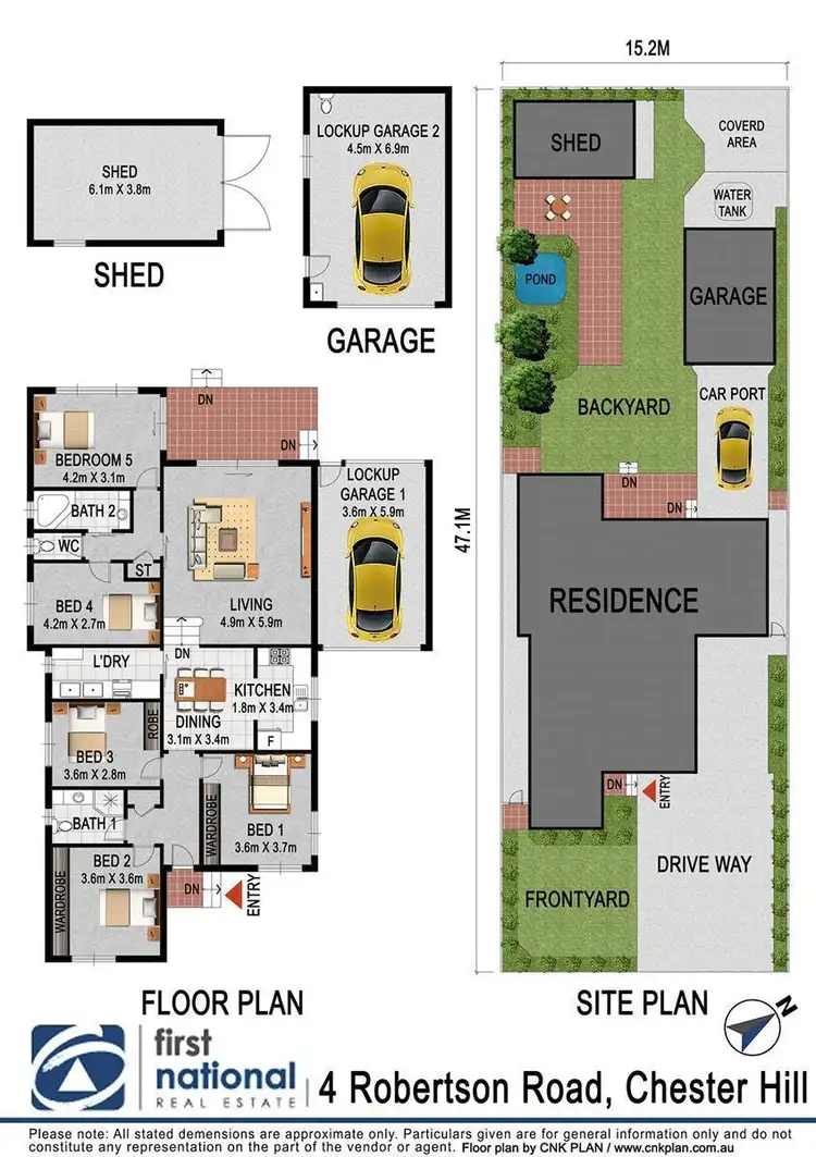 Floorplan of Homely house listing, 4 Robertson Road, Chester Hill NSW 2162