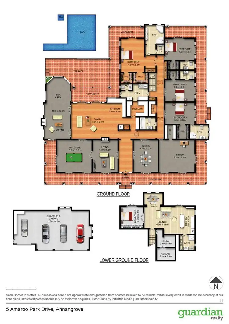 Floorplan of Homely house listing, 5 Amaroo Park Drive, Annangrove NSW 2156