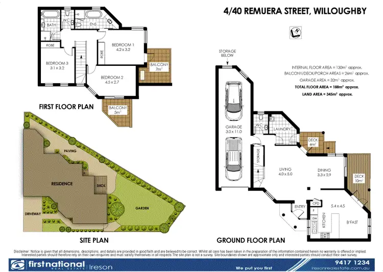 Floorplan of Homely house listing, 4/40 Remuera Street, Willoughby NSW 2068