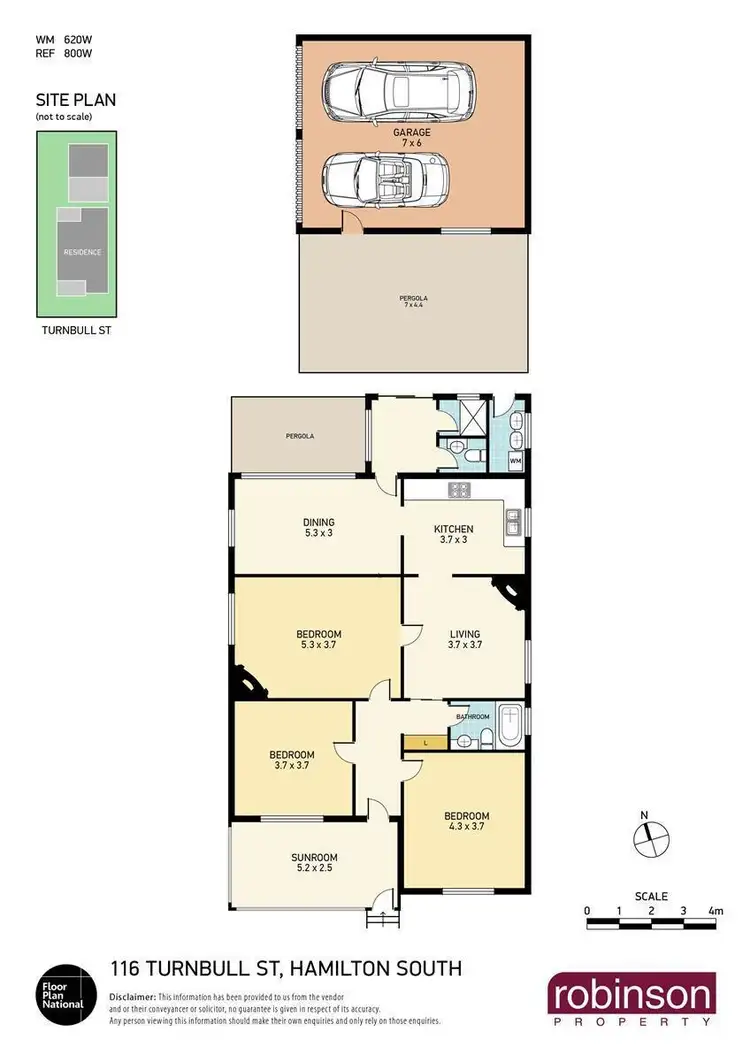 Floorplan of Homely house listing, 116 Turnbull Street, Hamilton South NSW 2303