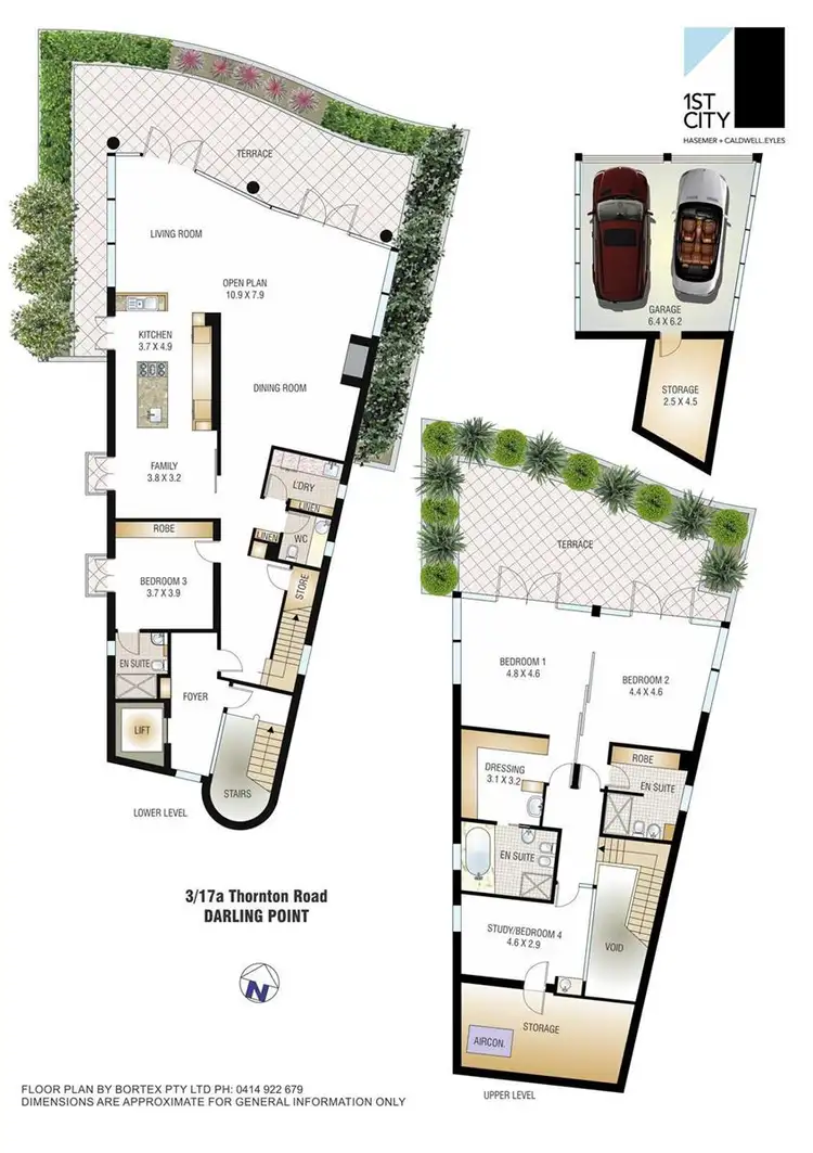Floorplan of Homely apartment listing, 3/17a Thornton Street, Darling Point NSW 2027