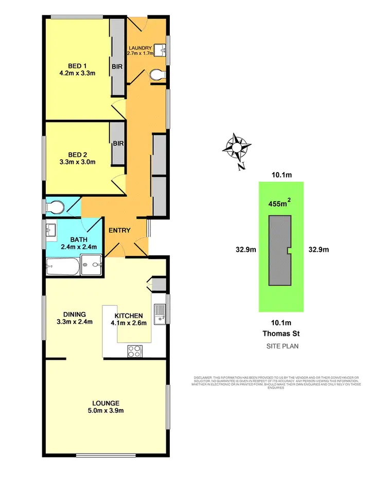 Floorplan of Homely house listing, 72 Thomas Street, Barnsley NSW 2278