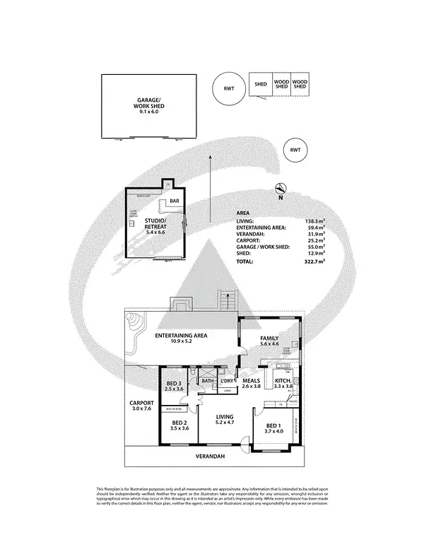 Floorplan of Homely house listing, 11 Allargue Street, Nairne SA 5252