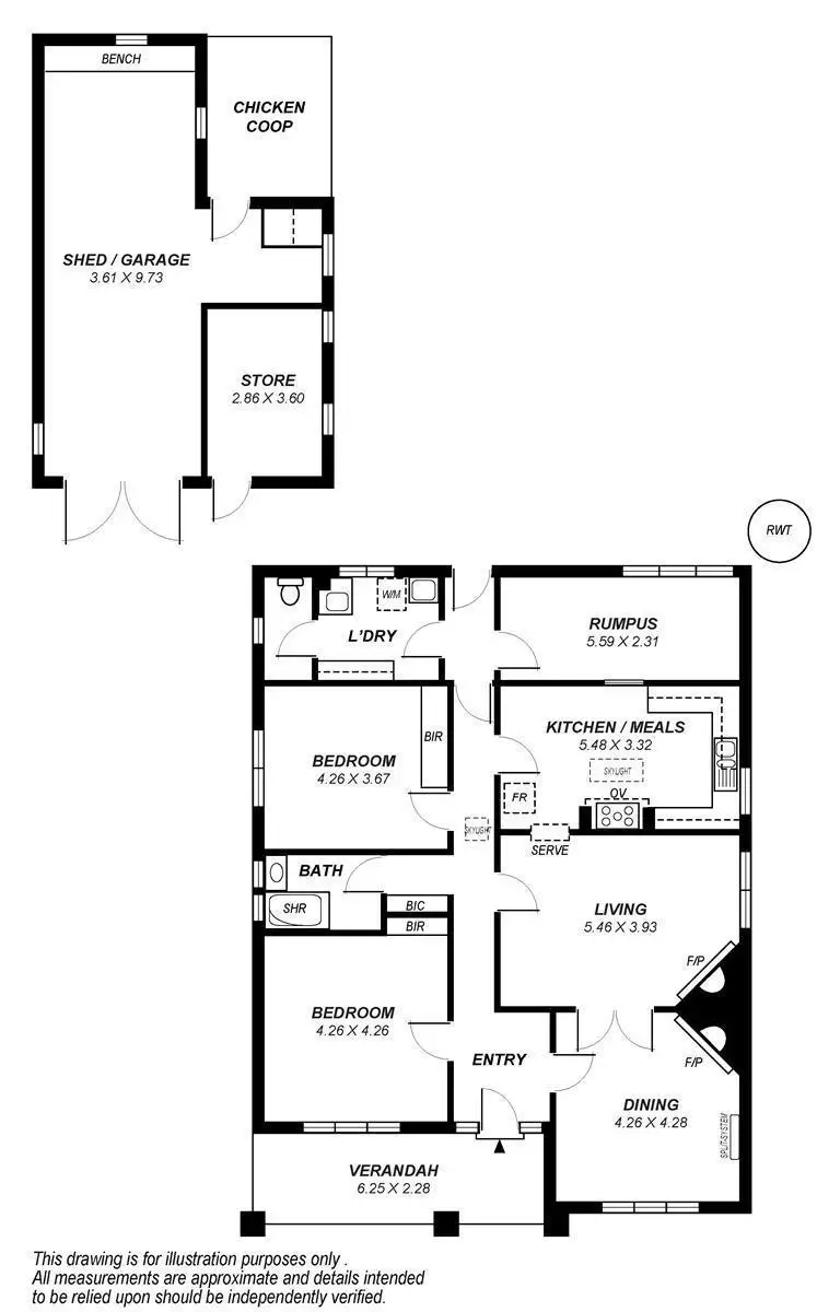 Floorplan of Homely house listing, 343 Glen Osmond Road, Glen Osmond SA 5064