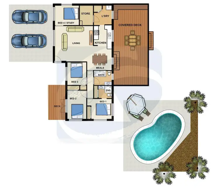 Floorplan of Homely house listing, 19 Raquel Avenue, Springwood QLD 4127