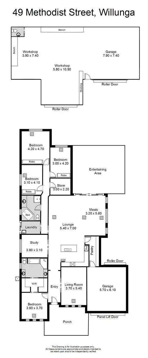 Floorplan of Homely house listing, 49 Methodist Street, Willunga SA 5172