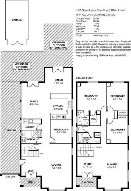 Floorplan of Homely house listing, 142 Grand Junction Road, Blair Athol SA 5084