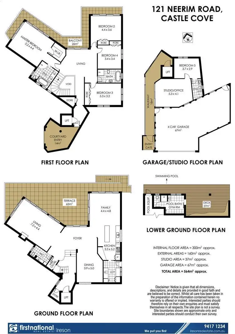 Floorplan of Homely house listing, 121 Neerim Road, Castle Cove NSW 2069